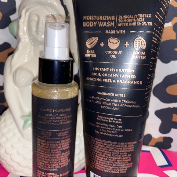 BATH AND BODY WORKS INTO THE NIGHT BODY WASH & SHIMMER FRAG BATH BUNDLE - Picture 2 of 5